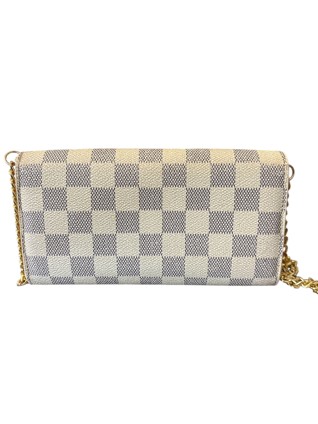 Louis Vuitton Damier Azur Porterfeuille Sarah Long Wallet.