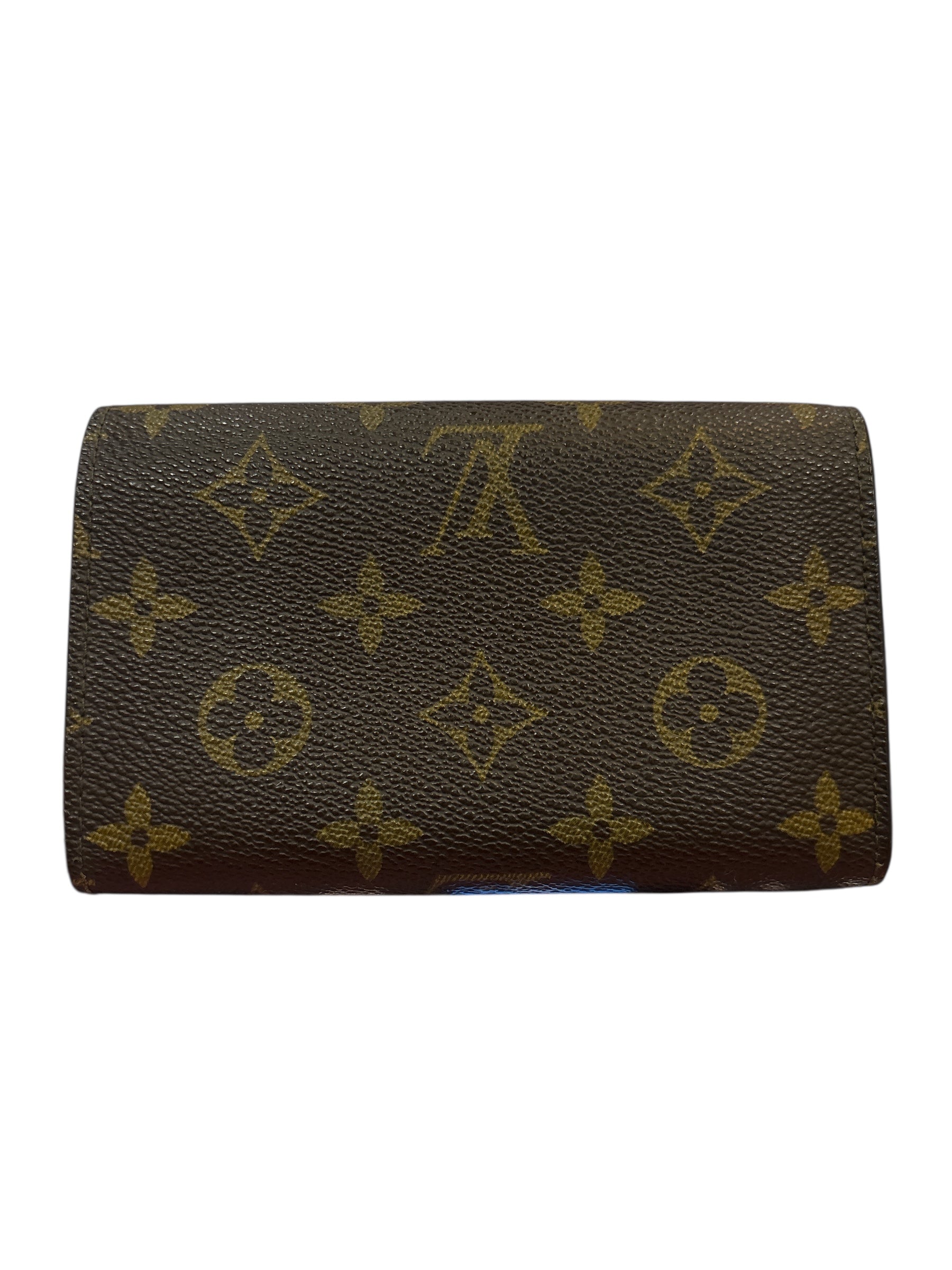 Louis Vuitton Monogram Porte Monnaie Tresor Wallet.