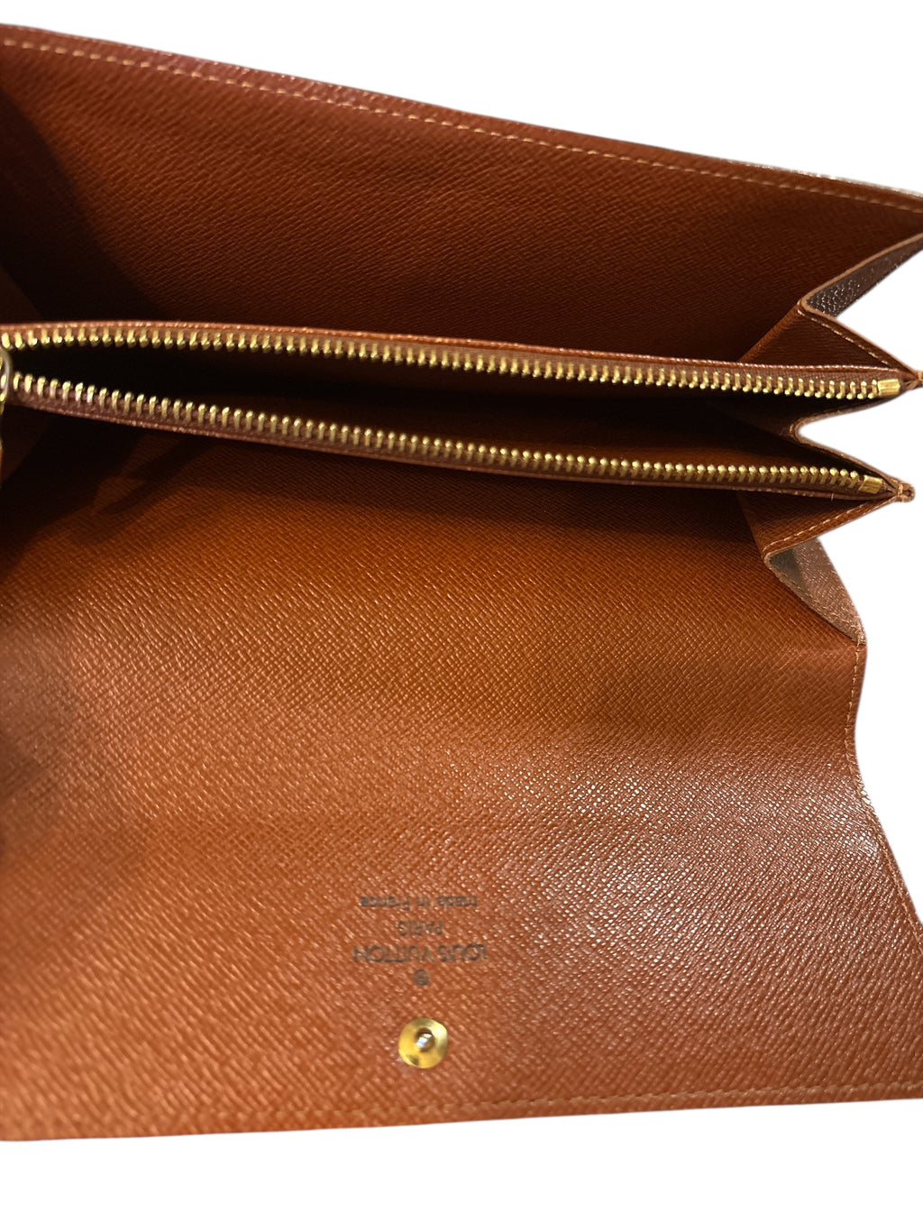 Louis Vuitton Sarah Leather Wallet.
