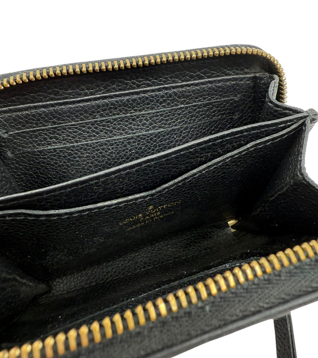 Louis Vuitton Empriente Leather Zippy Card Purse Wallet.