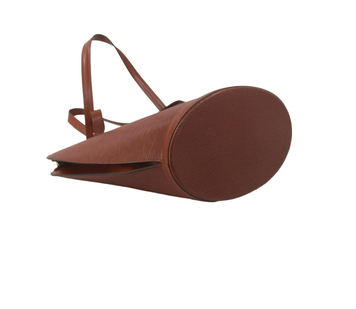 Louis Vuitton Epi Brown Leather Saint Jacques Handbag.