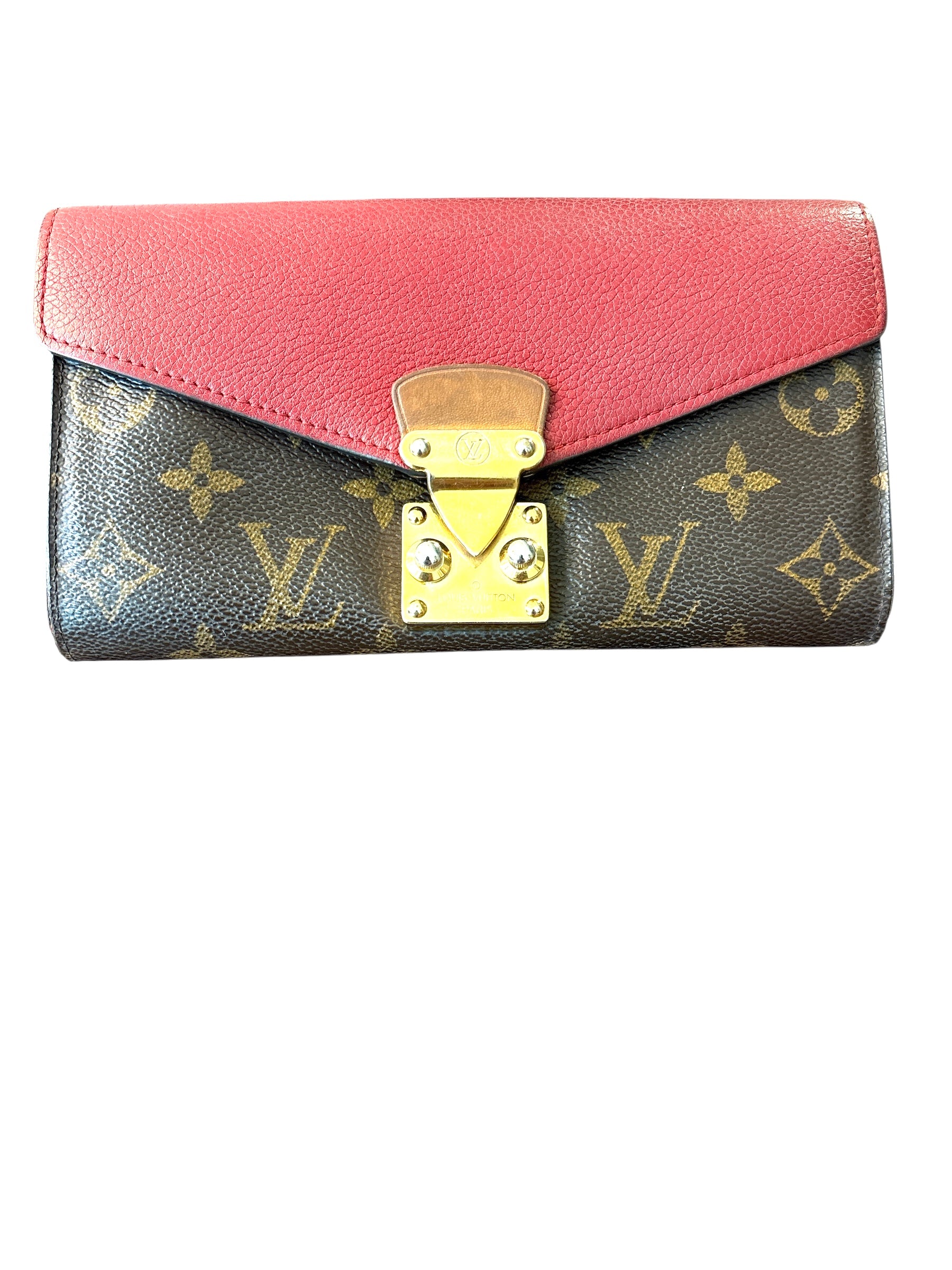Louis Vuitton Monogram Lallas Wallet Cherry.