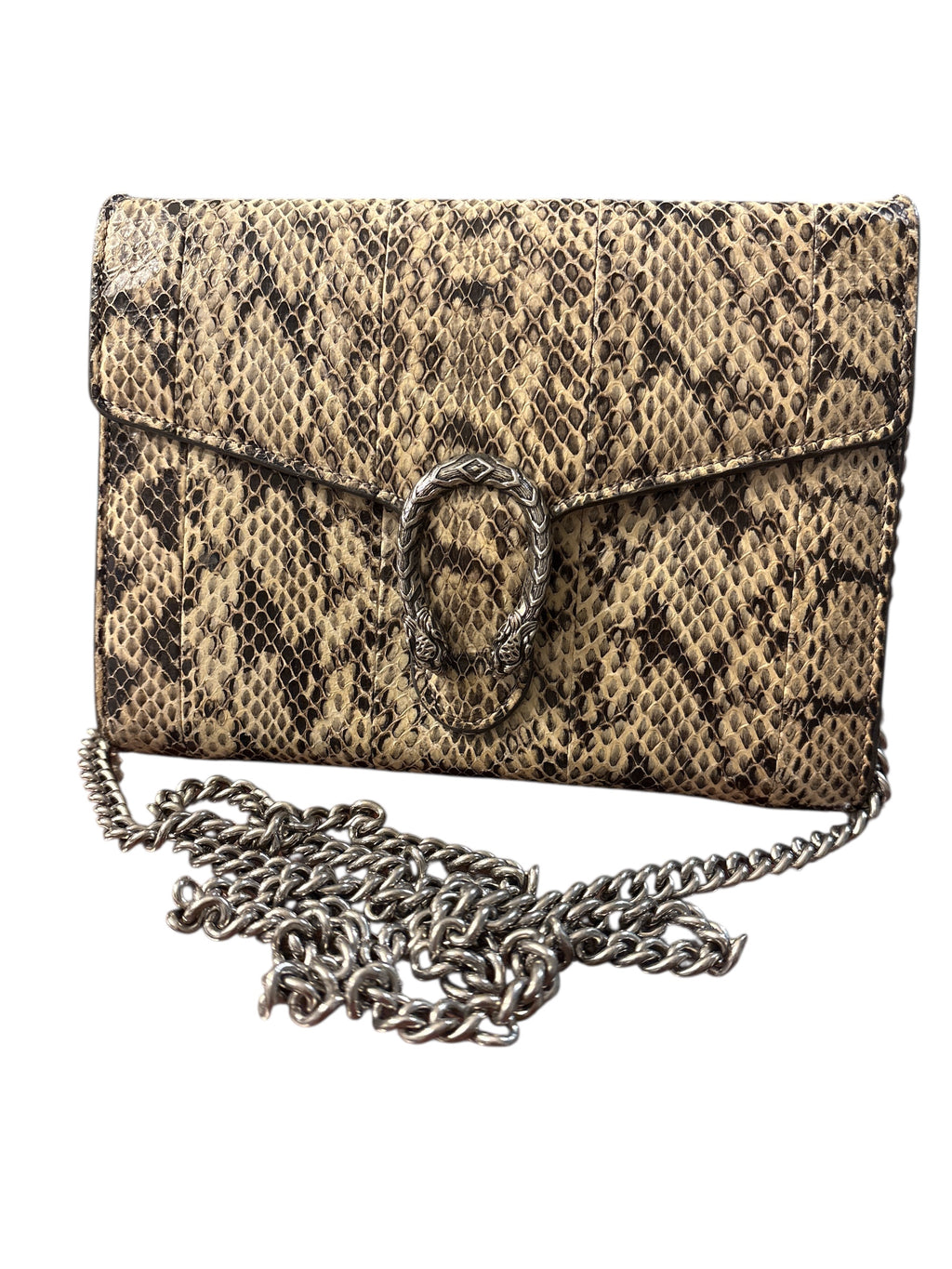 Gucci Watersnake Dionysus Chain Wallet.