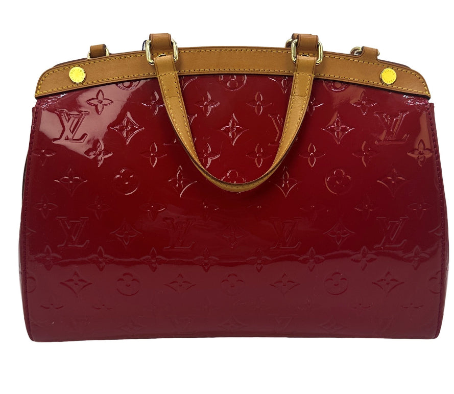 Louis Vuitton Monogram Vernis Brea Handle Bag.