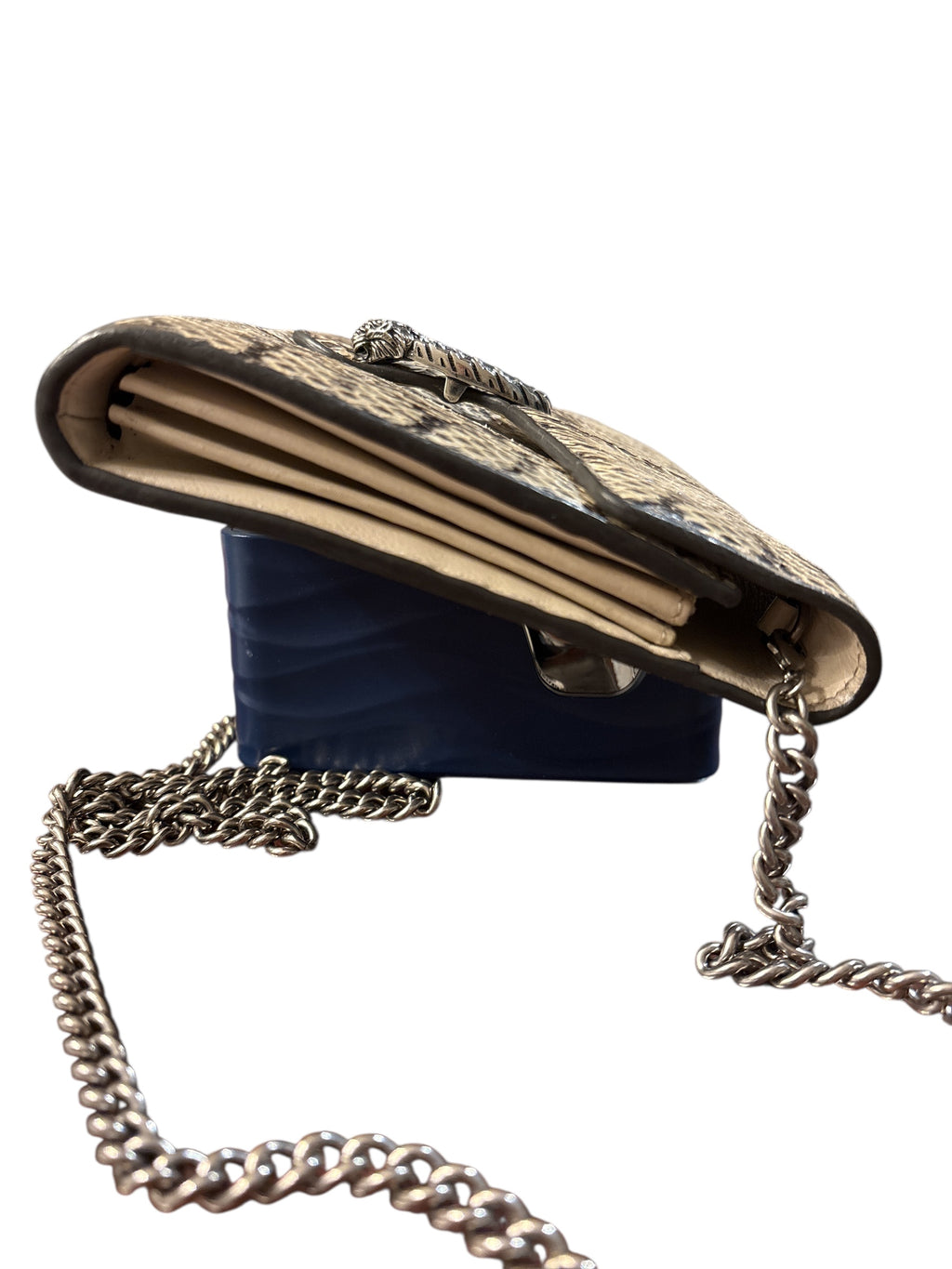Gucci Watersnake Dionysus Chain Wallet.