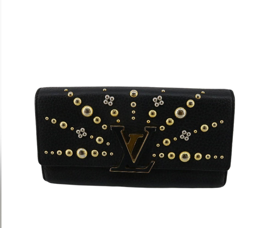 Louis Vuitton Black Sarah Wallet.