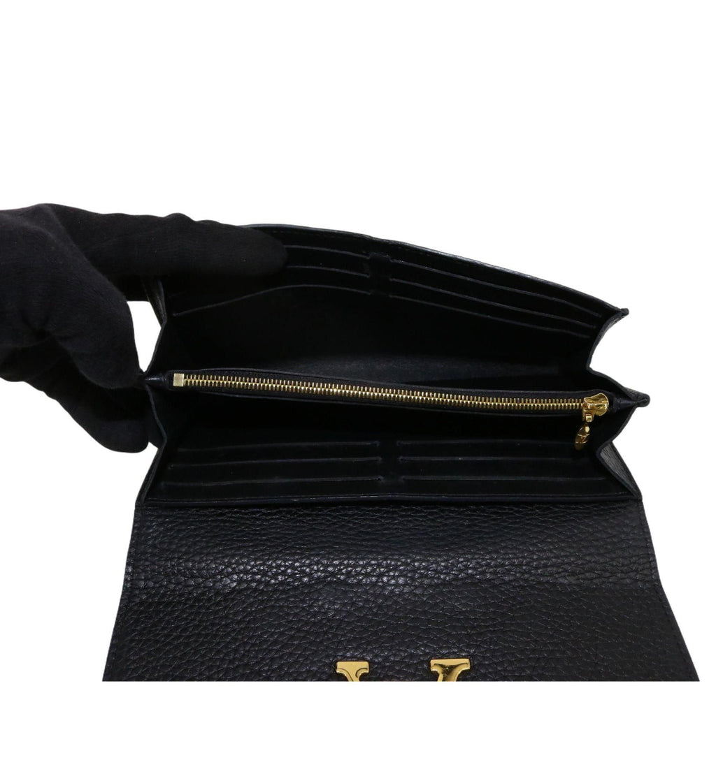 Louis Vuitton Black Sarah Wallet.