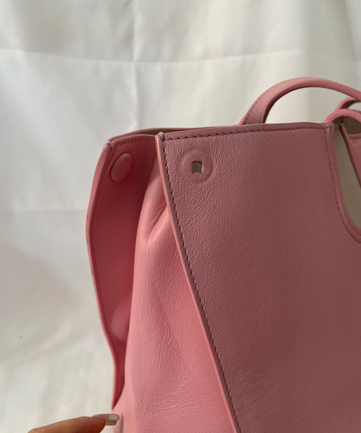 Christian Dior Addict Shopping Tote Leather Pink.