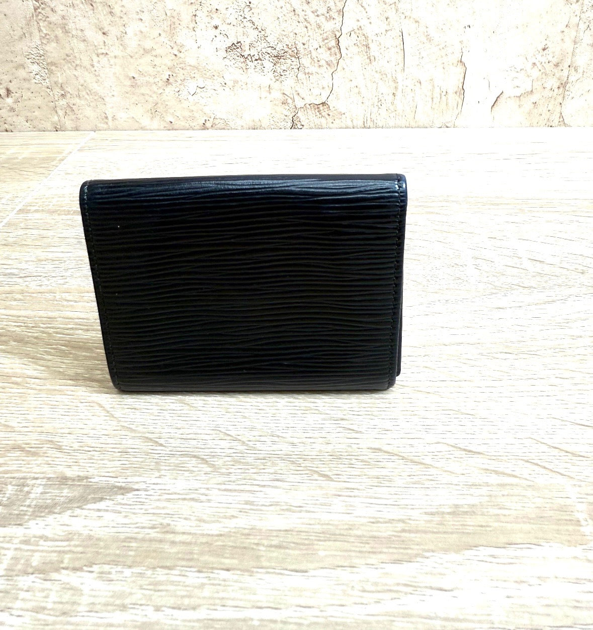Louis Vuitton Black EPI Coin Case.