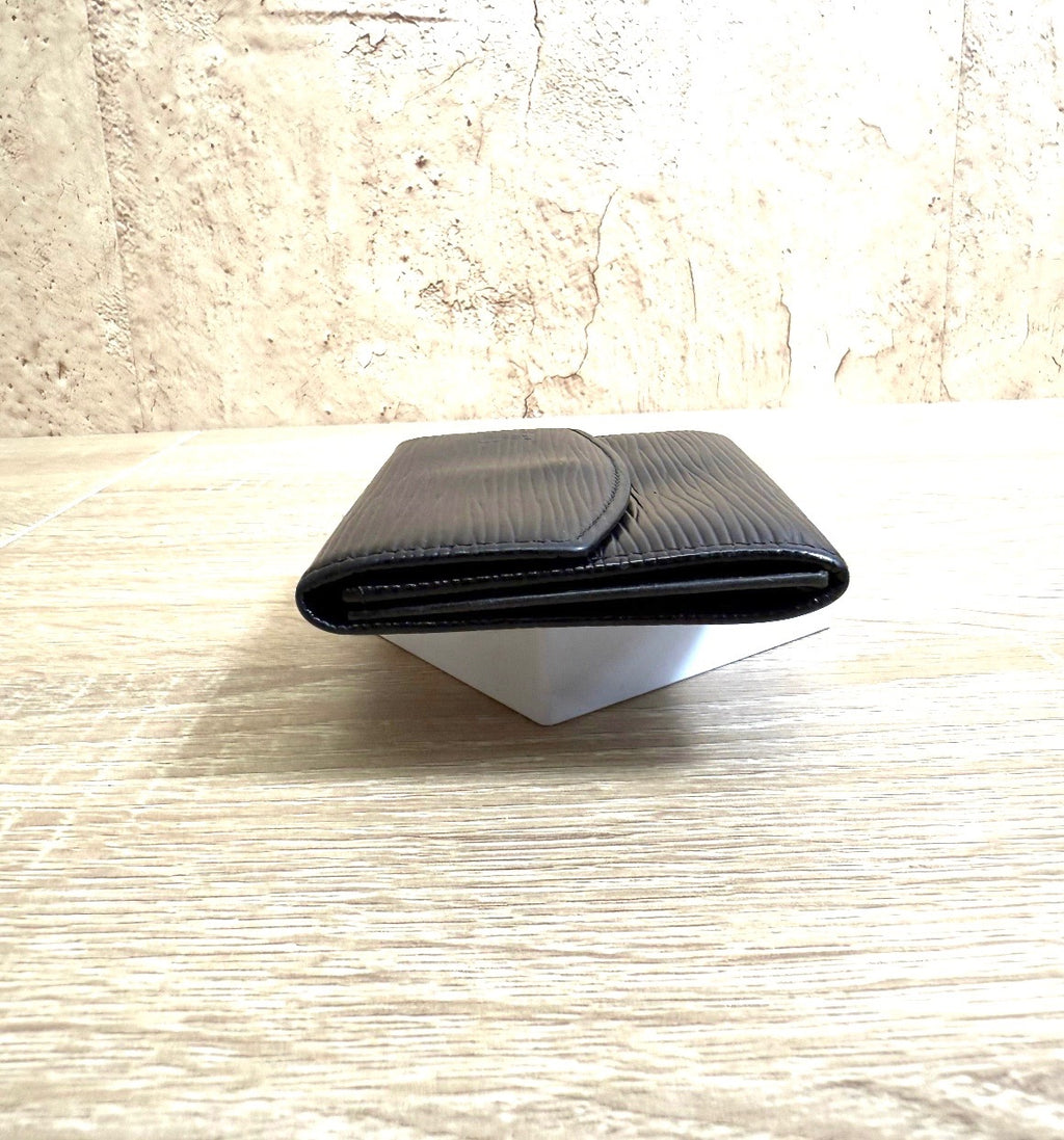 Louis Vuitton Black EPI Coin Case.