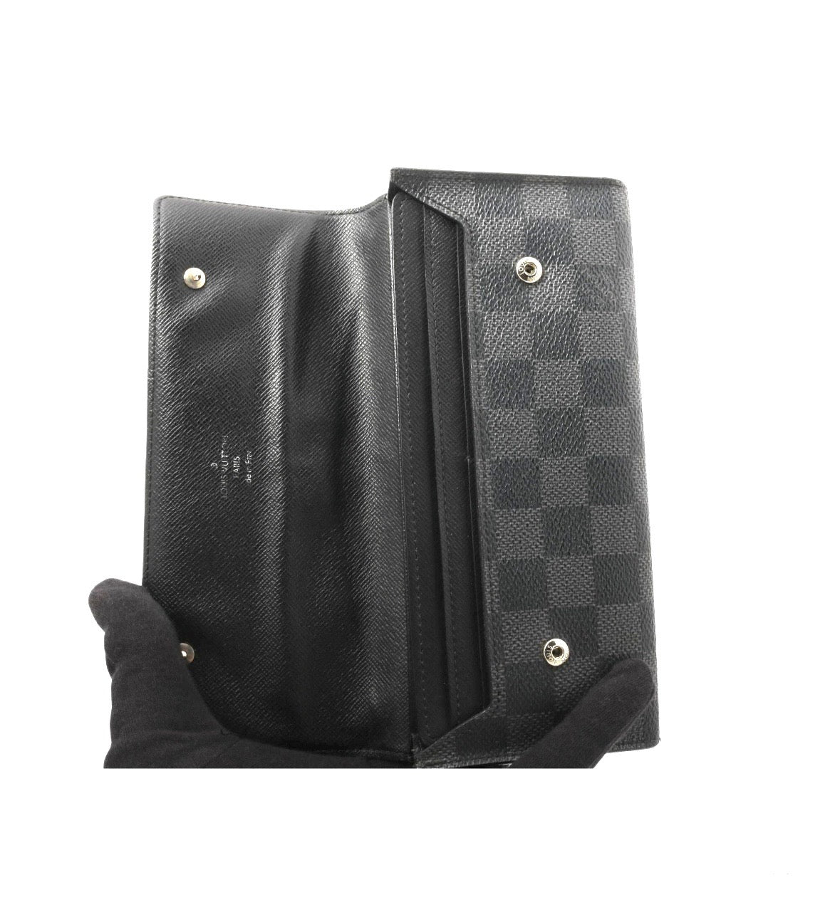 Louis Vuitton Damier Graphite Ron Modular Wallet.