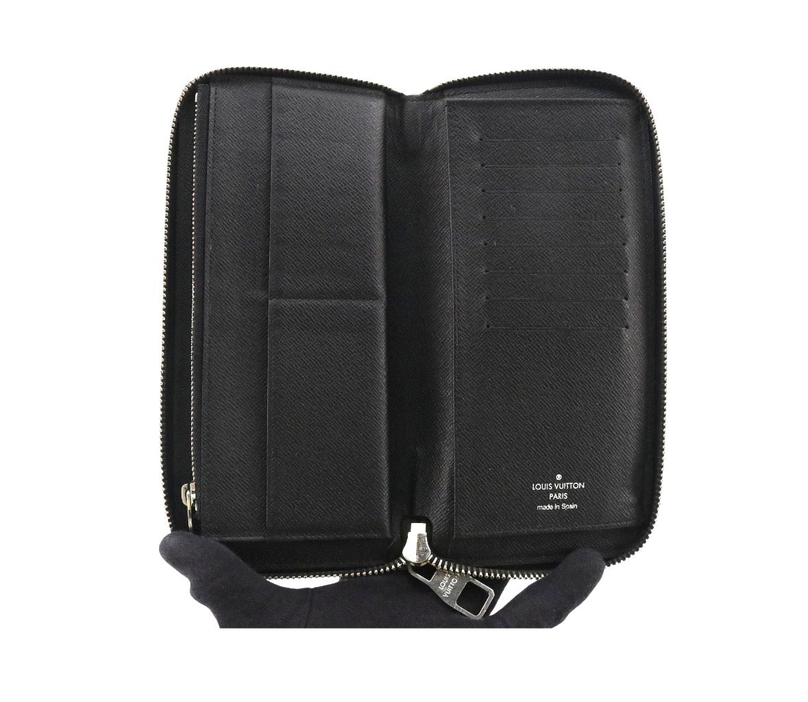 Louis Vuitton Damier Graphite Zippy Organizer.