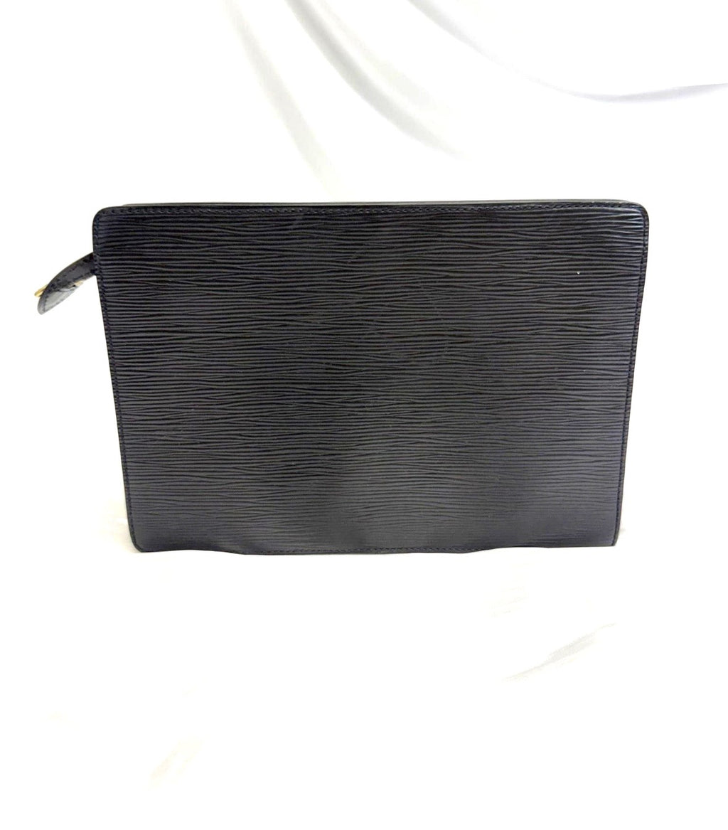 Louis Vuitton Black Epic Pochette Homme Clutch.