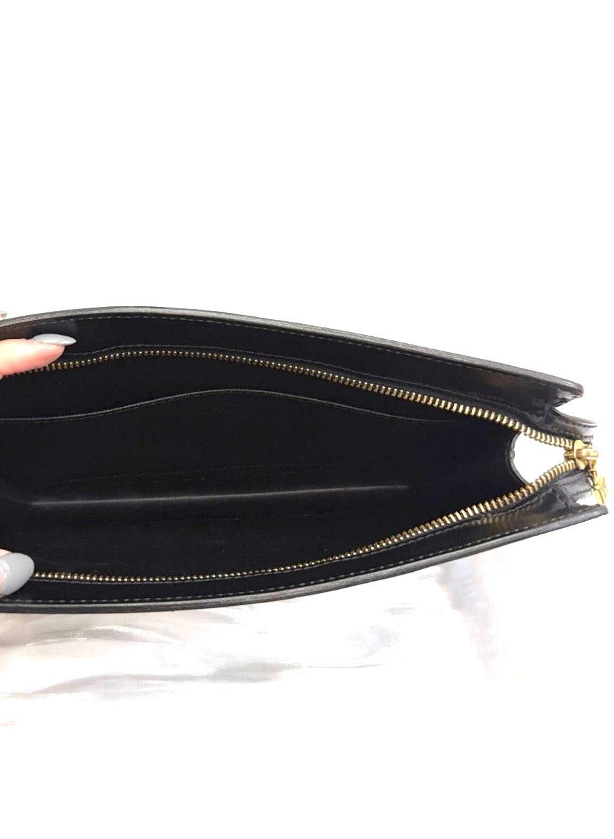 Louis Vuitton Black Epic Pochette Homme Clutch.