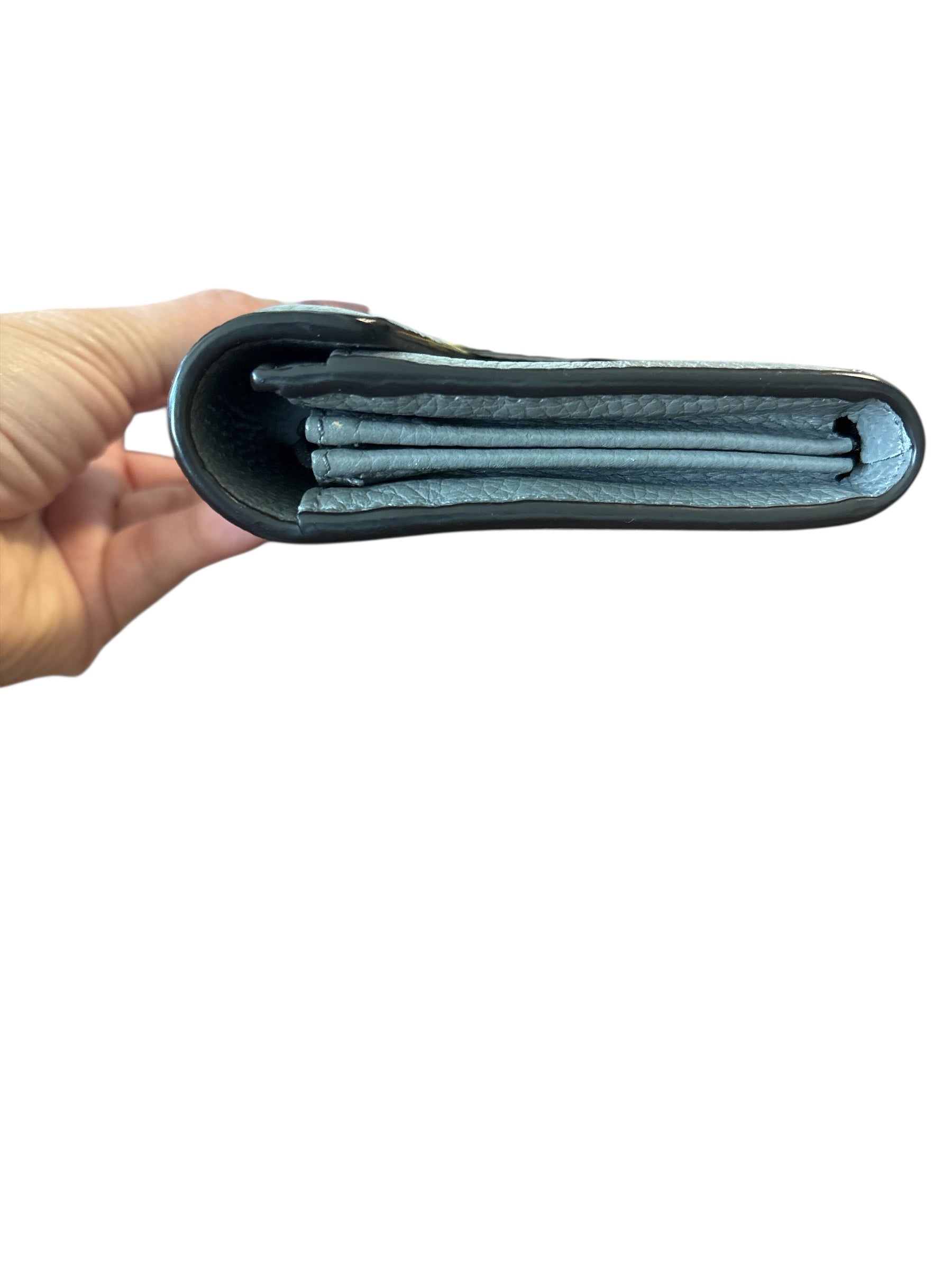 Gucci Gray GG Marmont Long Wallet.