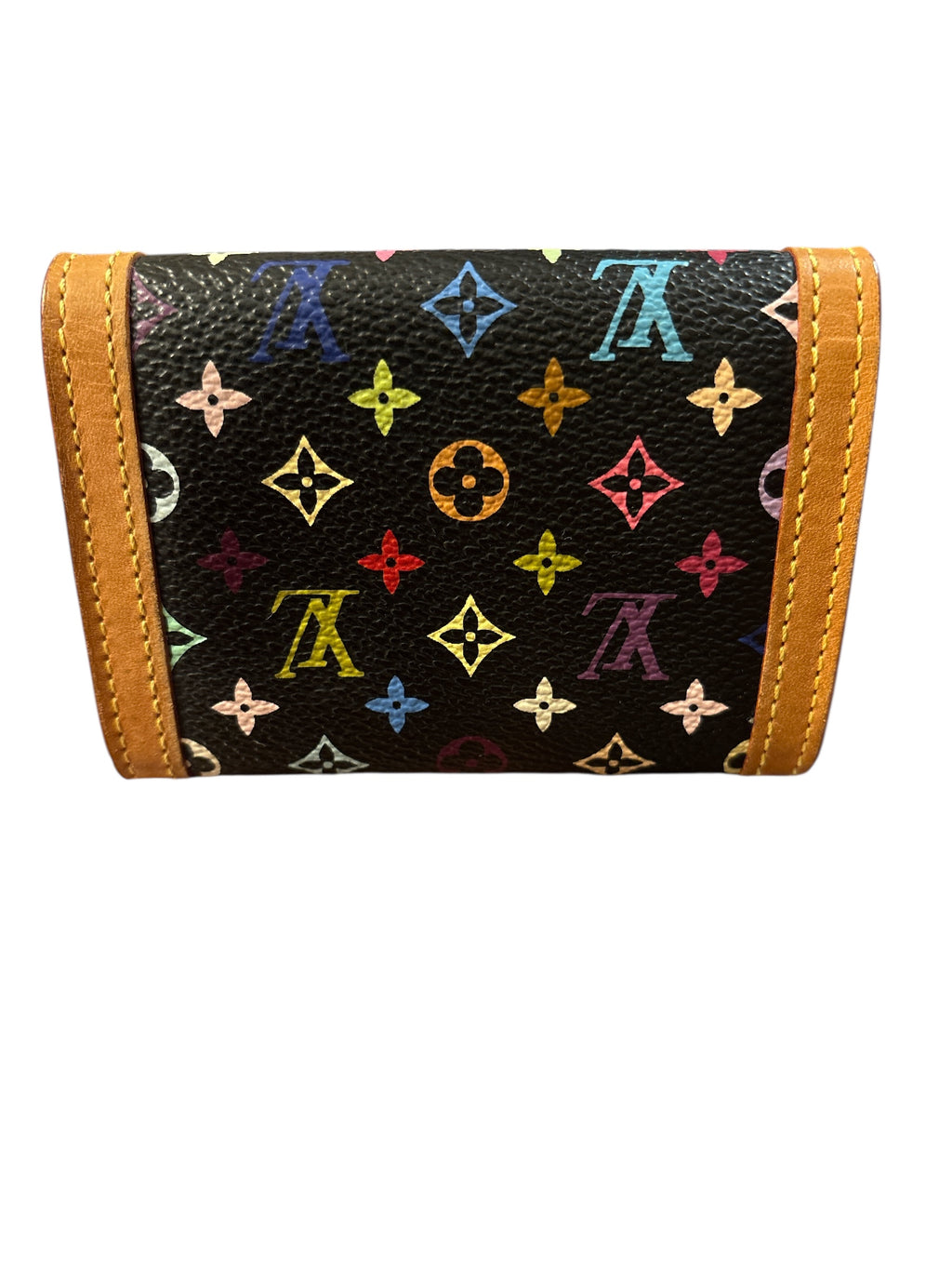 Louis Vuitton Multicolore Monogram Pattern Elise Wallet.