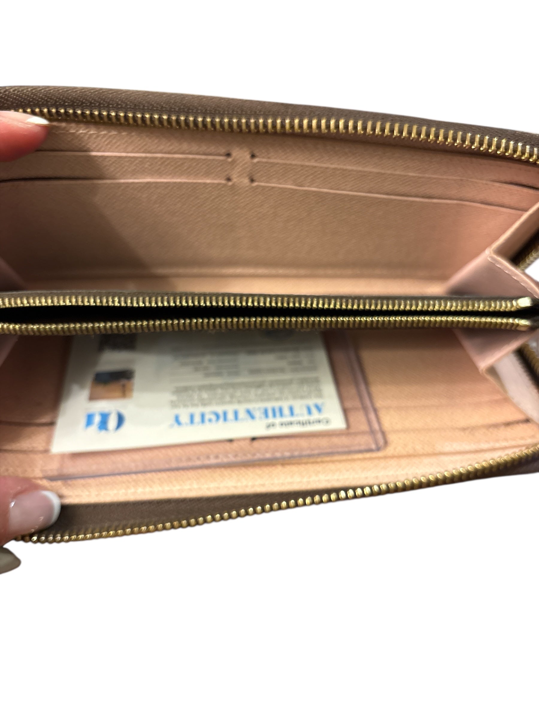 Louis Vuitton monogram Clemence Zippy Wallet
