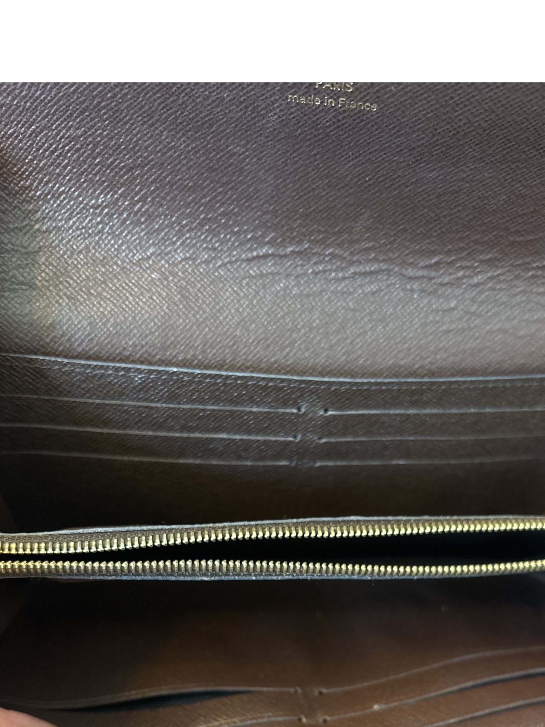 Louis Vuitton Damier Ebene Wall Portefeuille.