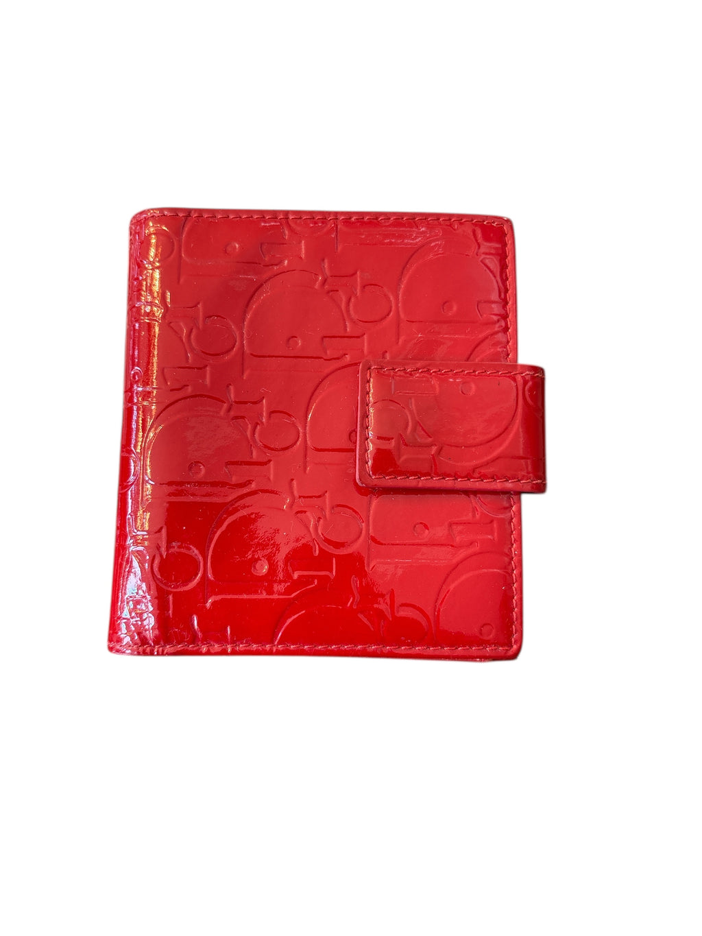 Dior Leather Red Wallet.