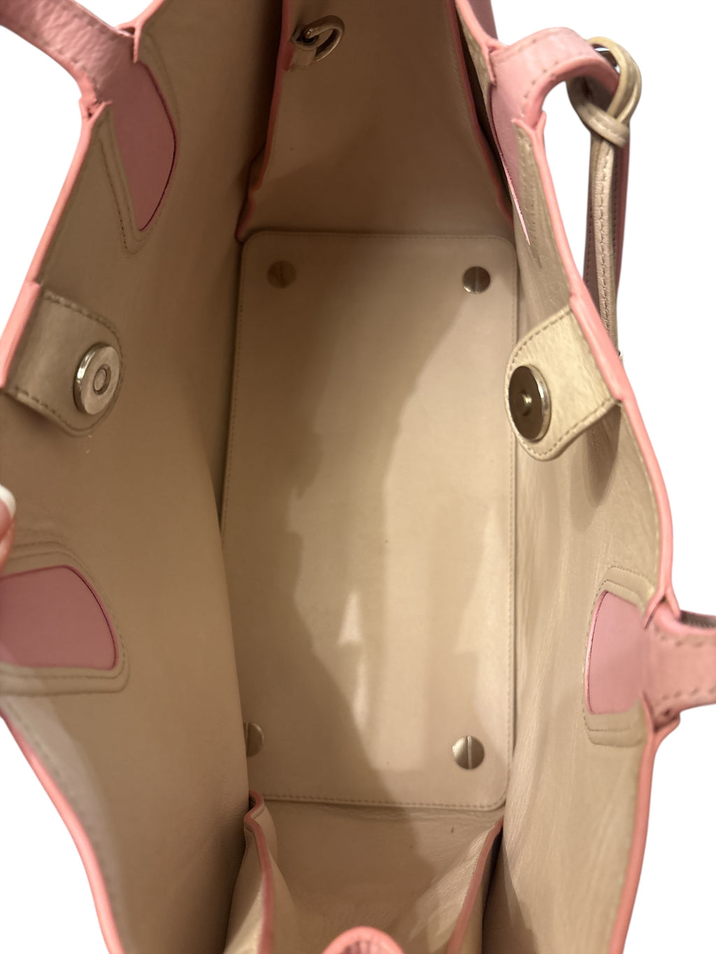 Christian Dior Addict Shopping Tote Leather Pink.