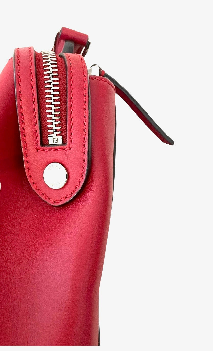 Fendi Leather DotCom - Red Handle Bag.