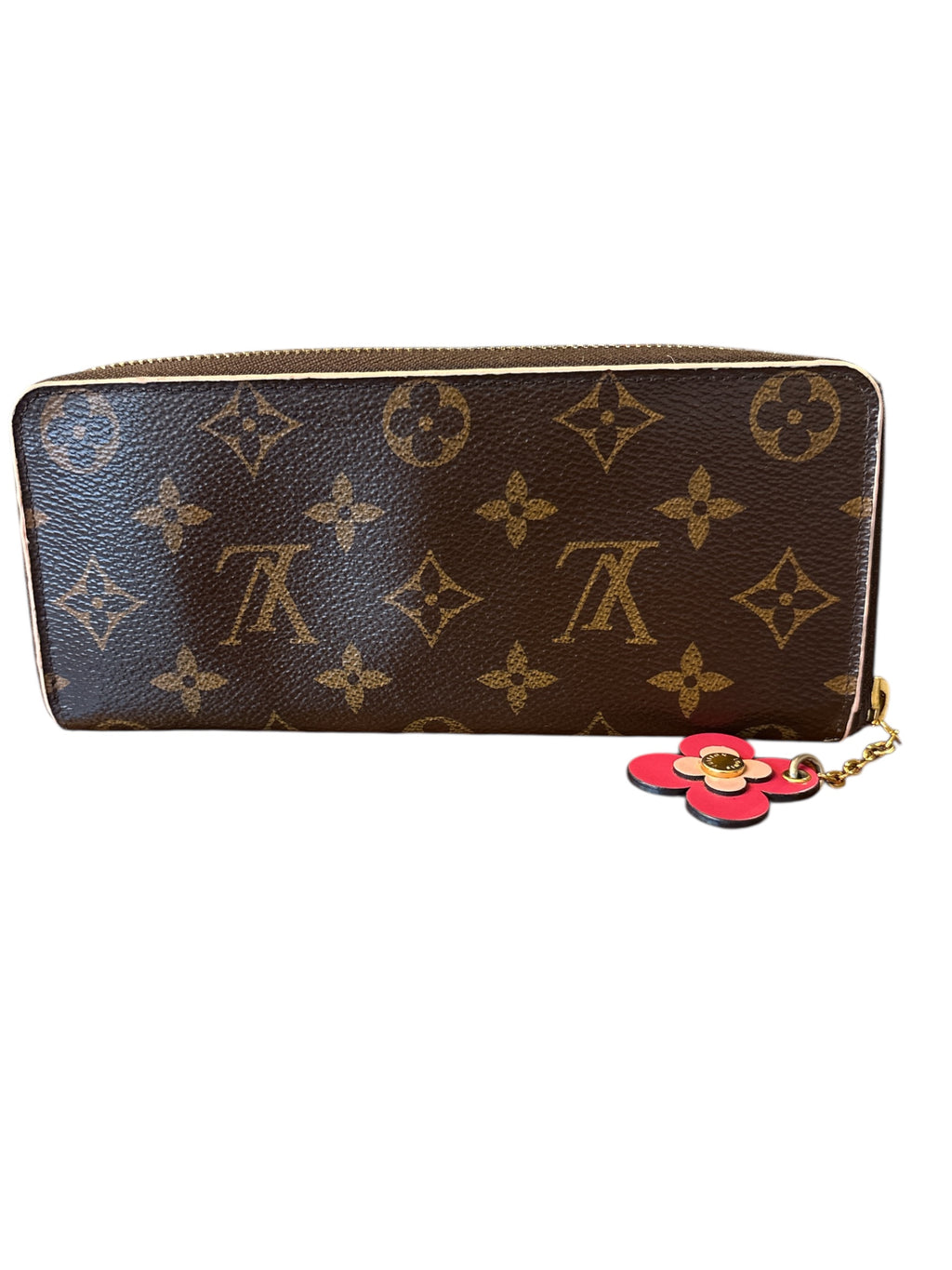 Louis Vuitton Monogram Flower Clemence Wallet.