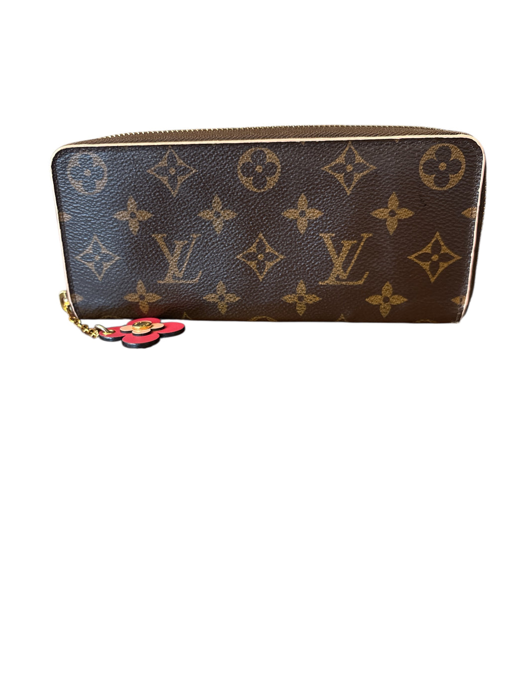 Louis Vuitton Monogram Flower Clemence Wallet.