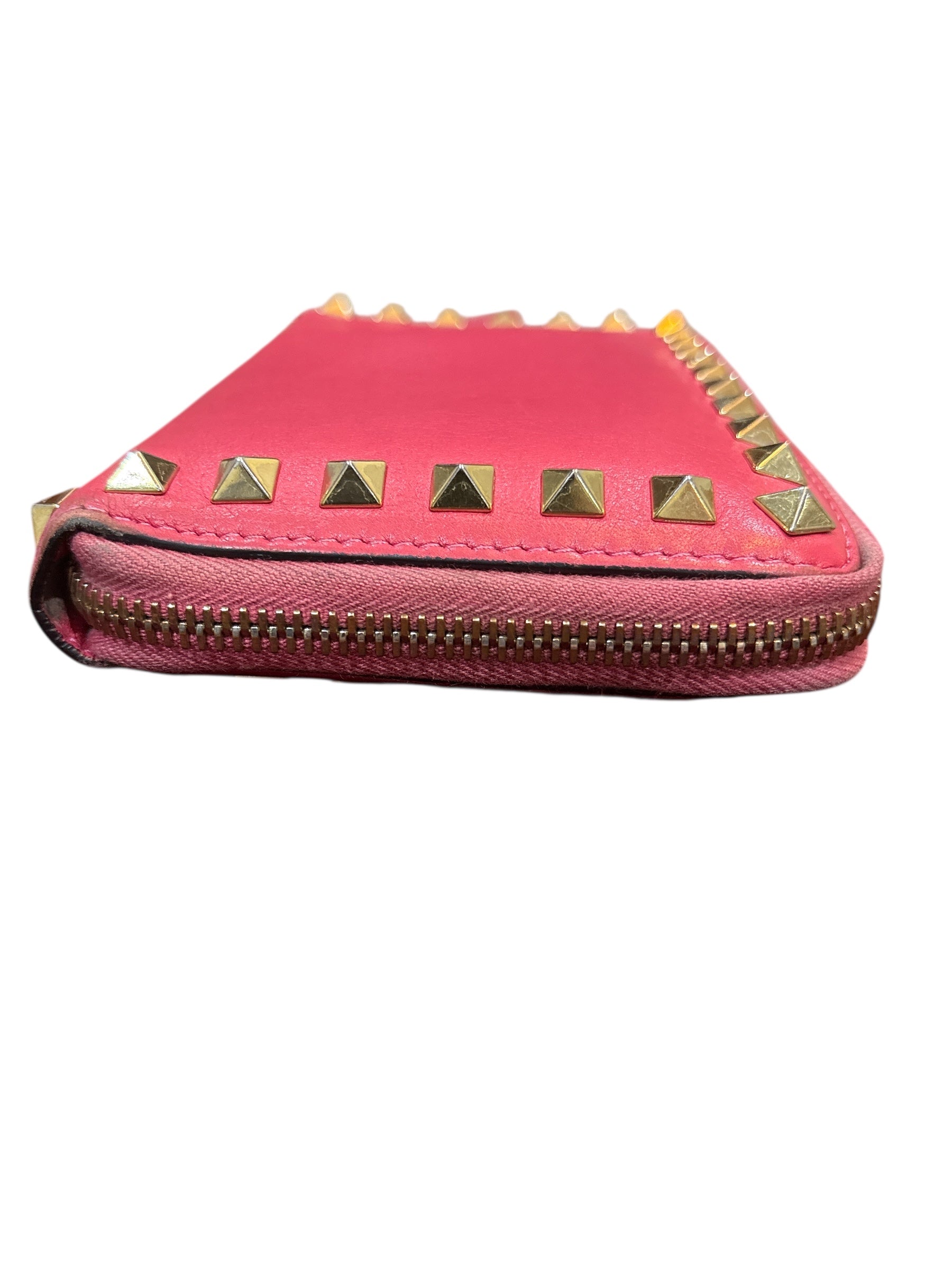 Valentino Garavani Rockstud Leather Wallet.