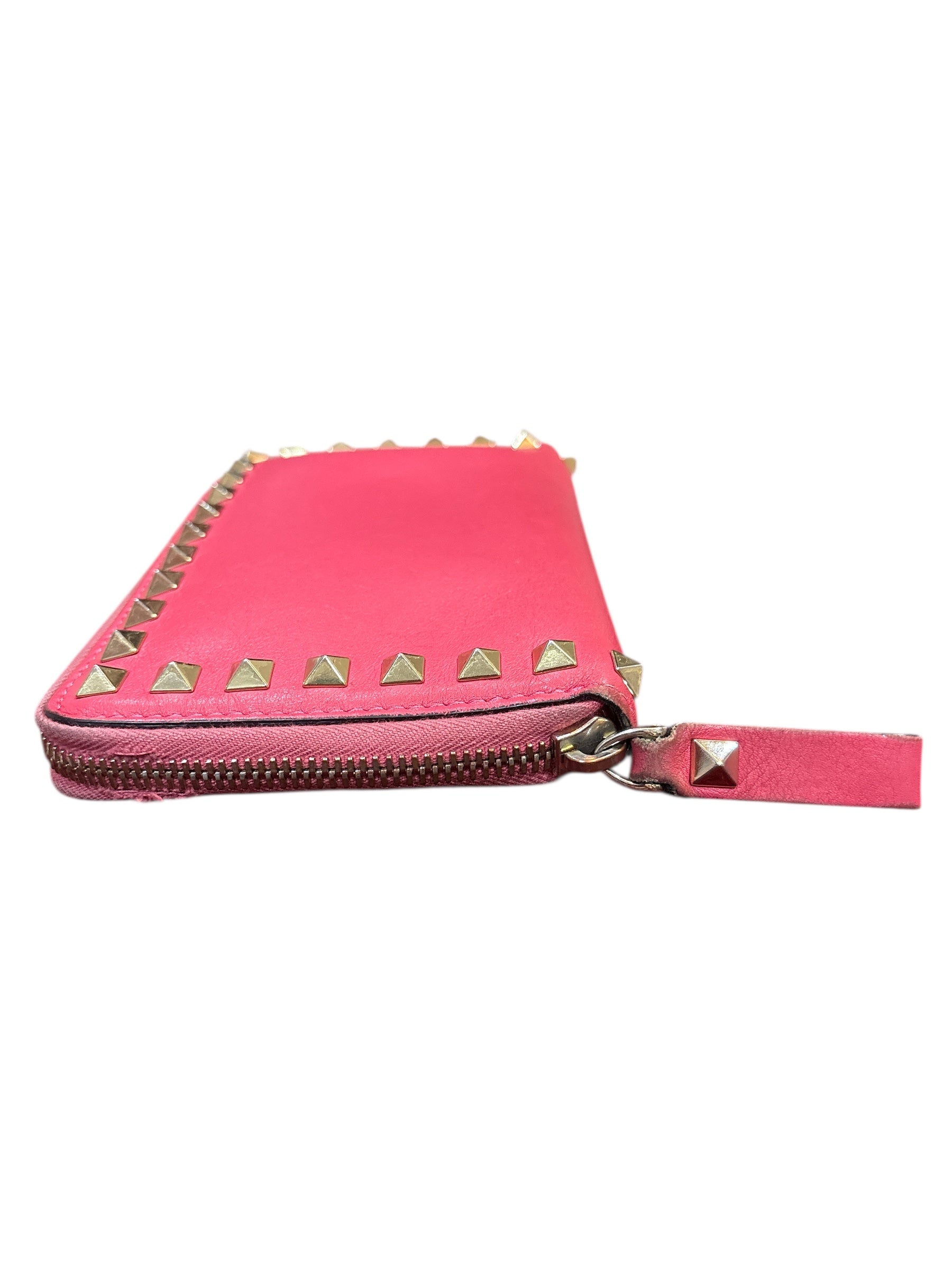 Valentino Garavani Rockstud Leather Wallet.
