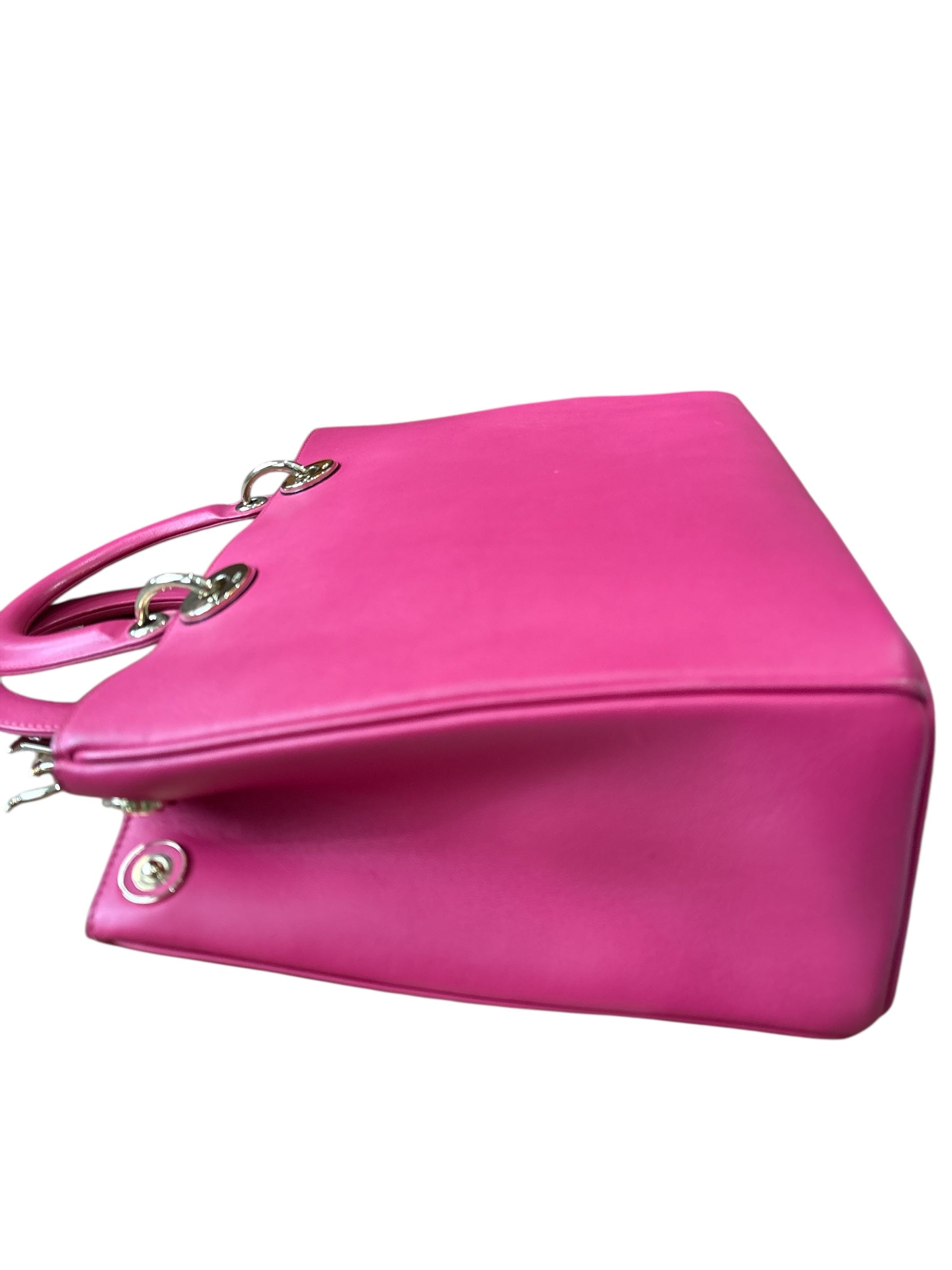 Christian Dior Leather Top Handle Bag.