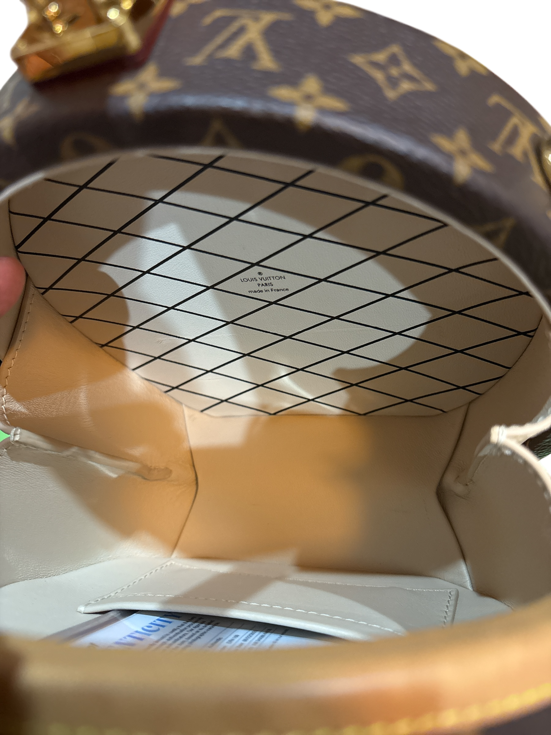 Louis Vuitton Petite Boite Chapeau Monogram.