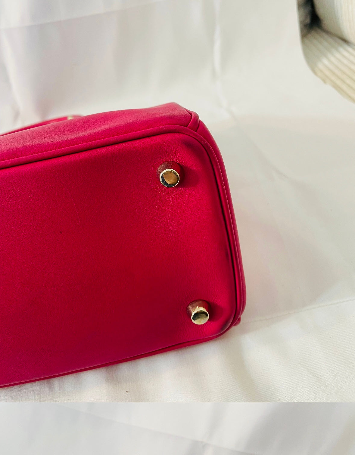 DIOR Pink Leather Large Diorissimo Shopper Tote