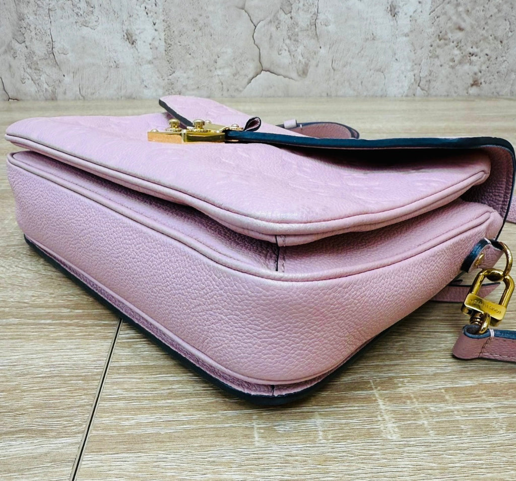 Louis Vuitton Pink Empreinte Metis Crossbody.