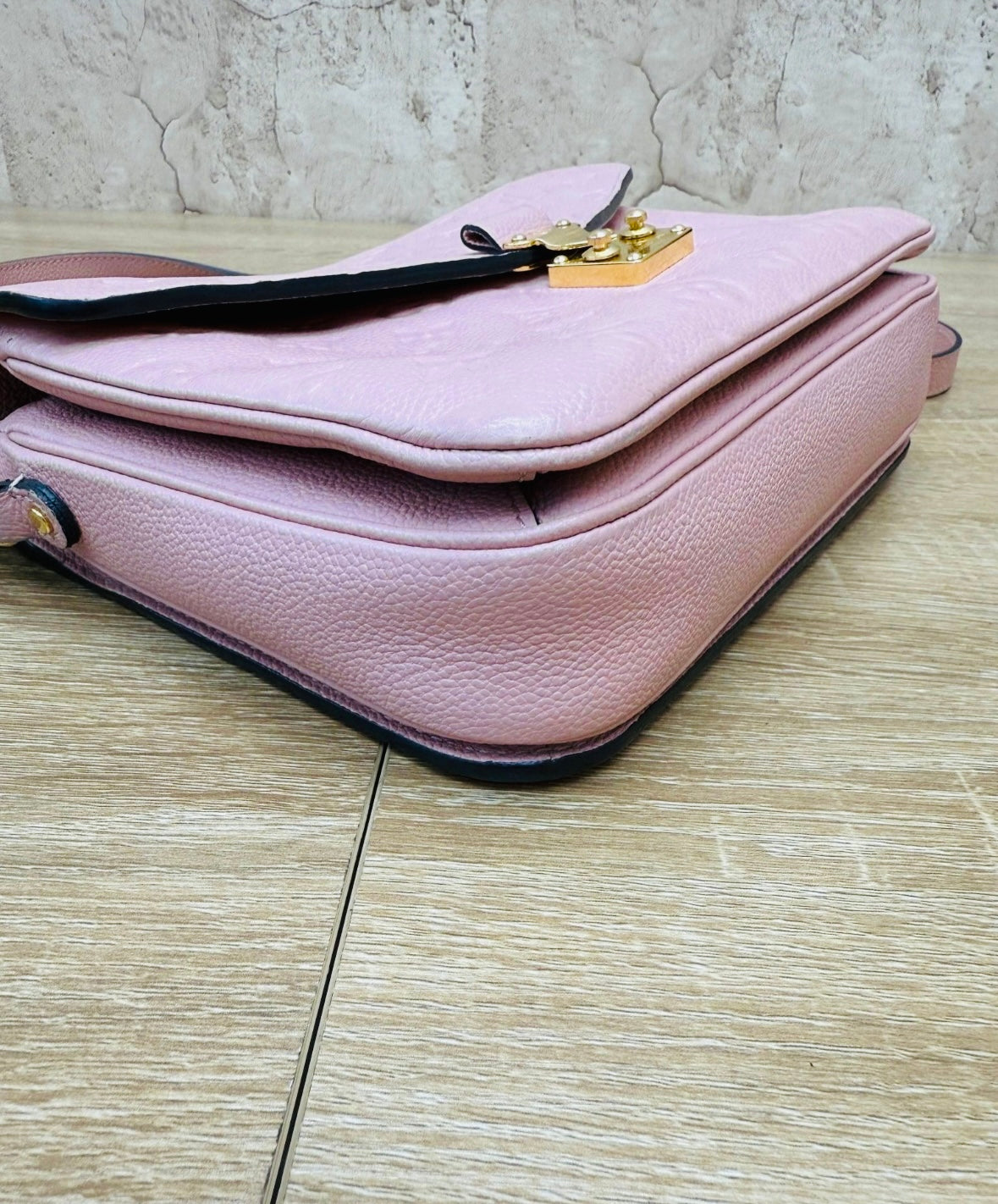 Louis Vuitton Pink Empreinte Metis Crossbody.